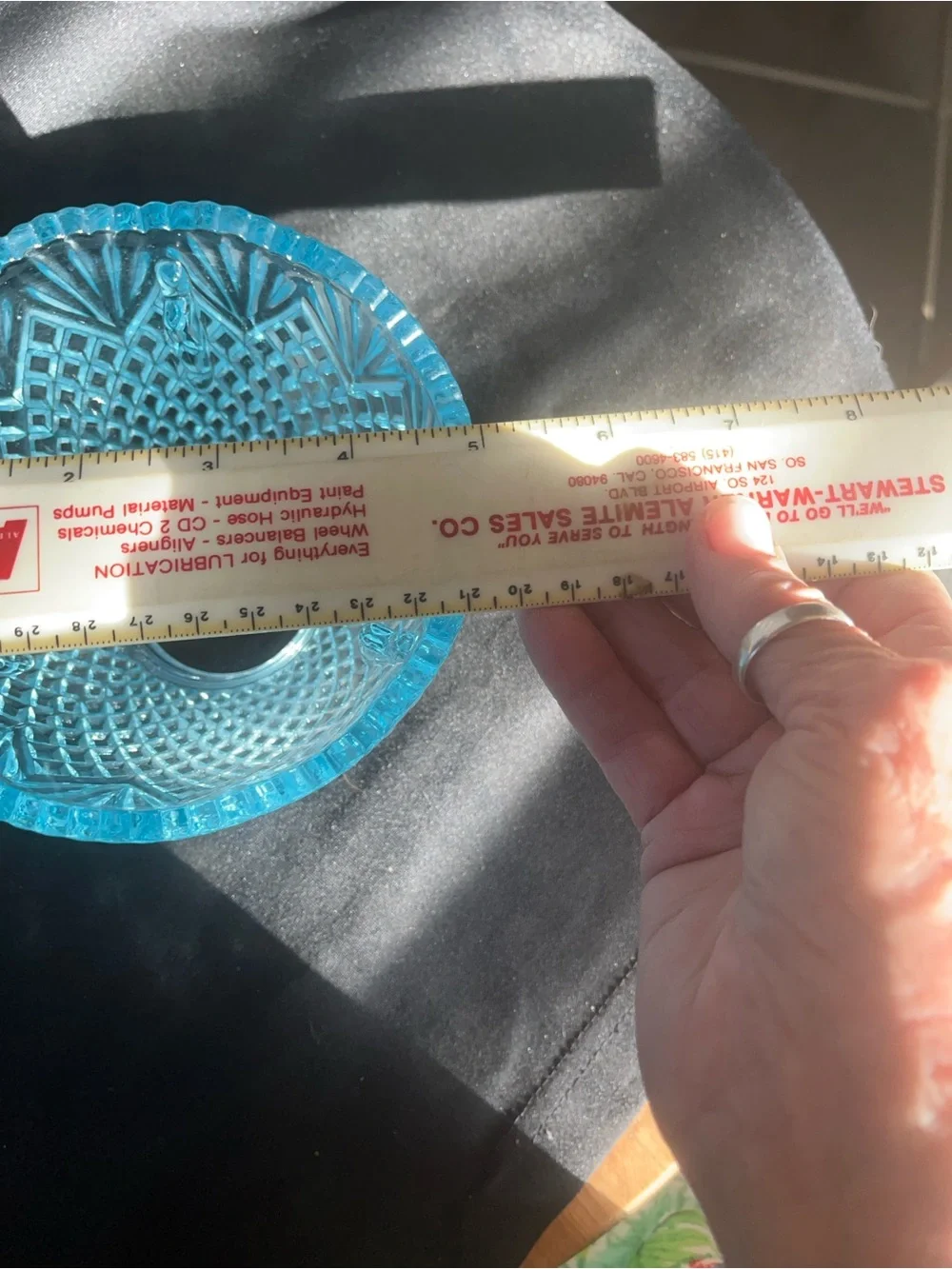 Westmoreland aqua pressed